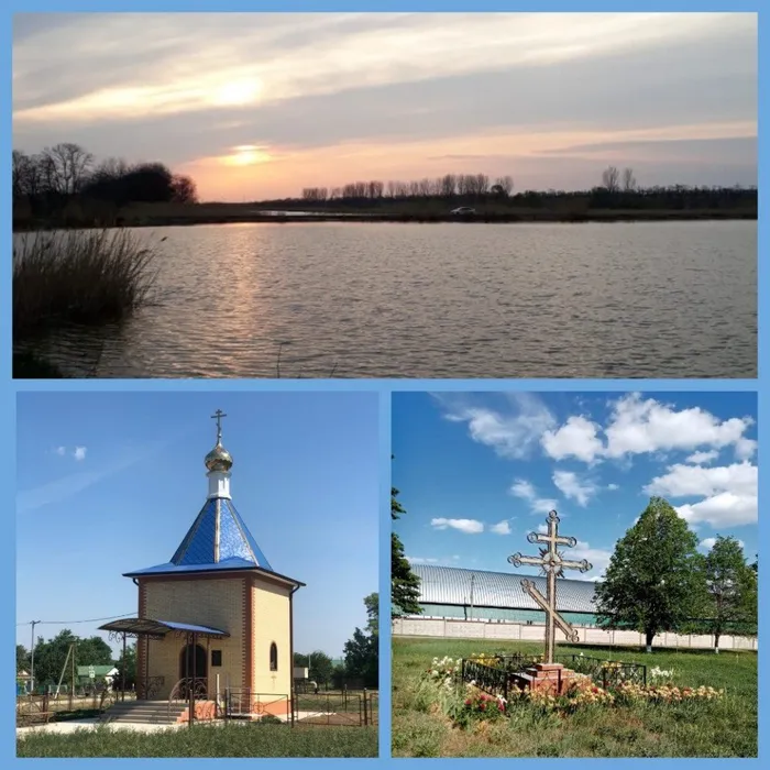 Часовня хутора Упорного и поклонный крест в честь Покрова Богородицы