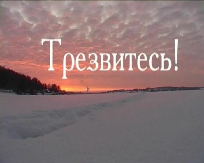 Трезвитесь